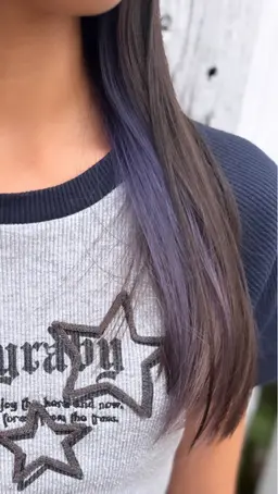 ⭐️時間帯自由/ご新規様限定⭐️ さりげなく可愛い♡インナーカラー(ブリーチ込み)♪