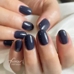 自爪に優しいフィルインで作る♪ 【ワンカラー】初回オフ代込み！極上美フォルム　付替オフ、甘皮処理込み