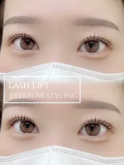 ☁️Lash Lift × eyebrow