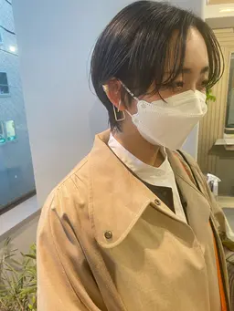 ✅ 小顔ショート×抗酸化ケアカラー🌿透明感と艶を叶える似合わせカット✨