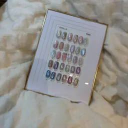 🩵〈オフなし〉マグネットネイル🤍