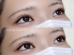 うる艶水分たっぷりケラチンまつ毛パーマ🤍ブラックコーティング+￥550