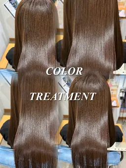 【🤍1番人気🤍】カット+髪質改善美髪カラー+髪質改善トリートメント