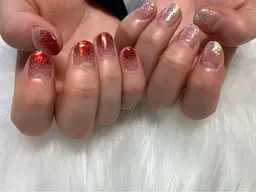 ご新規様オフ無料☆ラメグラデーションネイル