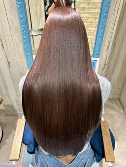 🫧カット+地毛風縮毛矯正+トリートメント🫧