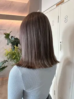 リーズナブルにメンテナンス🥣カット+透明感カラー+オージュア4stepケア🫧