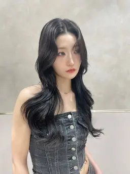 🎀【韓国風くびれ巻き】顔まわりの似合わせ重視✨トレンドの“くびれ巻き”で垢抜けたい方におすすめ💇‍♀️🤍