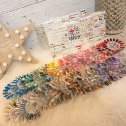 🔥ラスト1️⃣名様🔥【長さだし10本】➕️【ワンカラーorラメグラ】❣️パーツ1000円分無料🐝