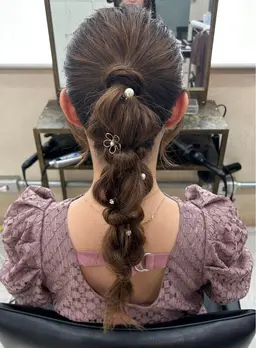 ミニモ限定！パーティヘアセット🎵結婚式イベント等