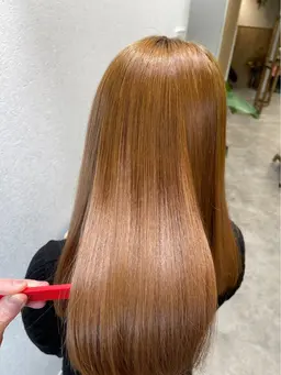 【人気No.2🎀】うる艶ワンカラー🫧➕髪質改善4stepトリートメント💎￥13,750→￥7,700