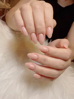 ソフトジェルオフ無料限定❣️自爪ワンカラーコス/ラメグラ