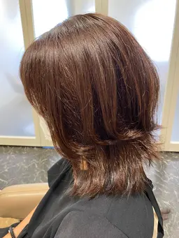 白髪染めリタッチカラー＋ブロー