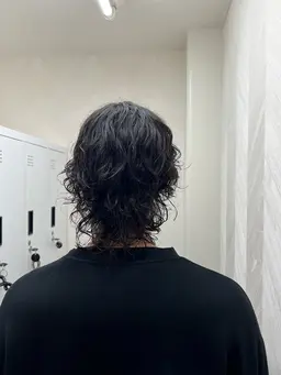 カット➕パーマ  (モデル様）