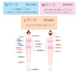 Ladies🌿お好きな3箇所脱毛¥5500