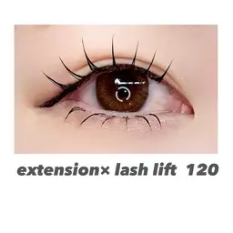 【エクステパーマ】まつげパーマ✖️フラットラッシュ80本