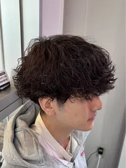 【土日祝限定✨️】メンズカット+どのパーマでもok!