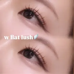最軽量フラットラッシュ使用✨ダブルフラット60束✨【美容液コーティング付き】