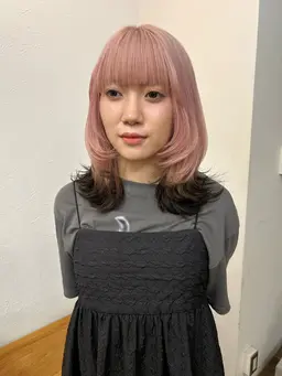 ✦⁺˳ ミニモ限定 ⁺˳ ✦ レイヤーカット×カラー🧁/ミディアム/ロング/ボブ/顔周りレイヤー