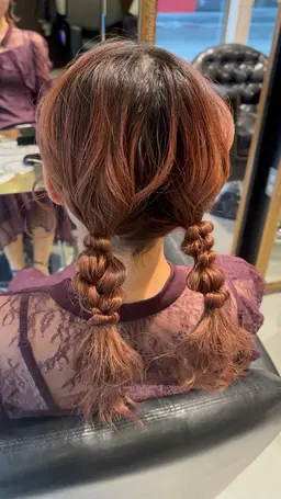 ヘアセット＊17時または18時限定