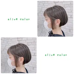 💕カット+イルミナカラー+プラチナアクア💕(髪の毛のダメージを抑え、ツヤを与えてくれる美容液付き)