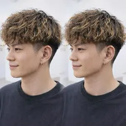 【メンズのみ🚹】𝒄𝒖𝒕+ツイストピン𝒑𝒆𝒓𝒎