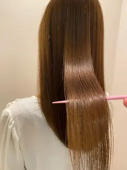 カット＋縮毛矯正＋炭酸泉＋トリートメント