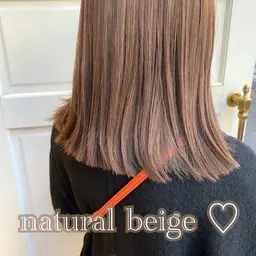 【ナチュラルストレートに❣️】ナチュラル縮毛矯正+骨格矯正カット+N.カラー+極上ケラスターゼトリートメント🌟