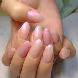 オフなし シンプル ハンドワンカラーネイル  マグネットOK