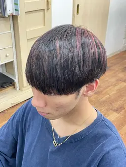 メンズカットメッシュカラー🥇