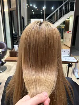 カット+縮毛矯正(ダメージを抑えるTr付き)