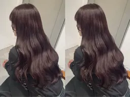 💐【パールプラチナトリートメント付🫧】カット➕艶々カラー🤎