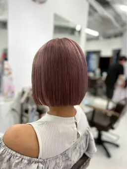 【王道モテカラー🐰】🩰ピンクベージュ（ブリーチあり）にしたい方限定🩰＋カット💇‍♀️