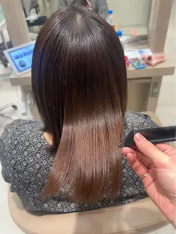 縮毛矯正+トリートメント(カット🈚️)