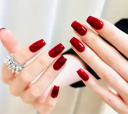 ワンカラー、ラメグラテンション