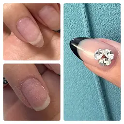 チップorジェル　長さだし