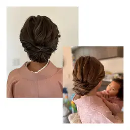 ヘアセット👫お友達とお二人予約✨(¥4400円/1人)