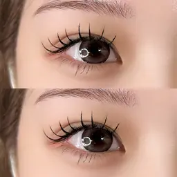 【ナチュラルに盛れる🫧】オフ込み🧡フラットラッシュ80​〜​100本🧡コーティング付¥5700