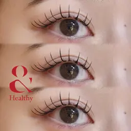 新規【&healthy/アンドヘルシー🍒】フラットラッシュ80本(マツエク&パーマ)次世代パリエク♡
