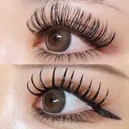 ☆バインドロック160束☆自まつ毛をエクステで上下から挟み込んで付けるので格段にモチがUP！➕￥1500でLEDに変更可