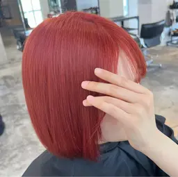 👩🏻🦰ミニモ学割👩🏻カット+ダブルカラー+トリートメント【ブリーチorブリーチなしW】