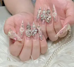 🏆大人気No1🏆10本+チップ長さだし持ち込みデザイン