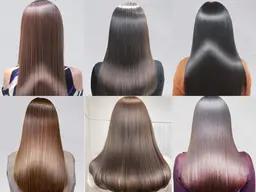 【 🌕色持ちでお悩みの人におススメ🥣 】髪質改善カラー+トリートメント🫧 ¥12100→\8000