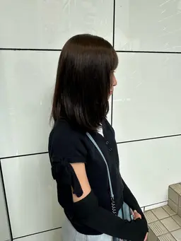 【就活生・実習生必見‼️】黒染めを使わない暗染めカラー