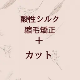 【人気No.1】酸性シルクストレート＋カット