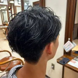 メンズカット＋白髪染め