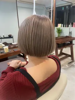 カット✂️＋ダブルカラー💛＋クイックトリートメント🍀