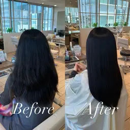 ‪縮毛矯正《ダメージ補修トリートメント付き》