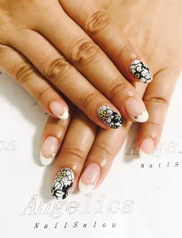 ★オフあり★爪を痛めないパラジェル使用★アート10本やり放題6900円