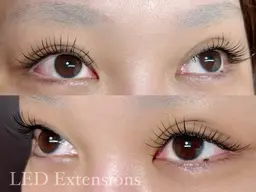 【新規】LEDエクステ/フラットラッシュ100本👑