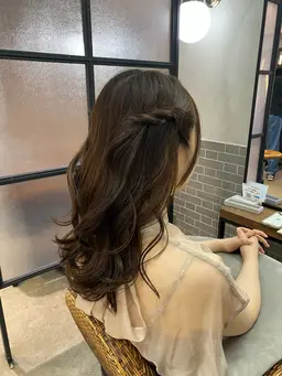 SNS写真・動画に顔出しOKの方専用ヘアセット＋前髪・顔周りカット(全体ではありません。)